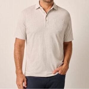 Men's Beige Polo Shirt